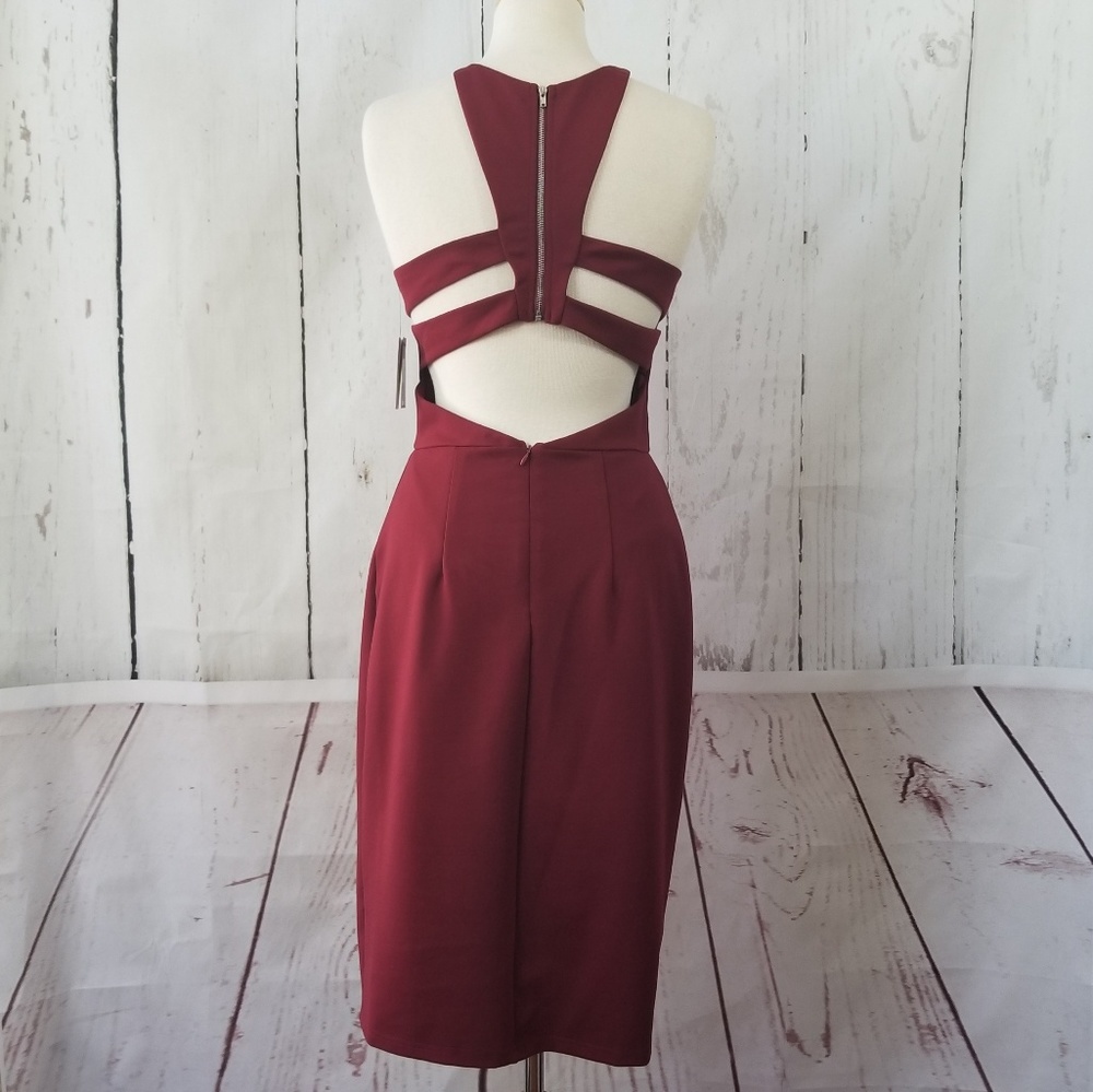 HARPER + LEMON Sleeveless Cutout Midi Dress - Picture 4 of 8